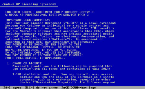 WINDOWS XP INSTALLATION PROBLEMS windows xp installation problems: